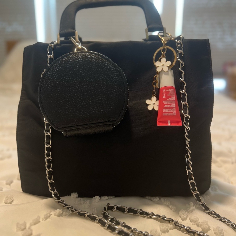 Prada Black Mini Nylon Women's Handbag - Picture 13 of 16